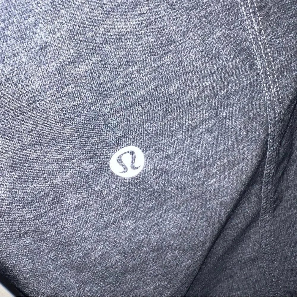 Lululemon Dance Studio Crop Pants Grey Drawstring Waistband Size 6
